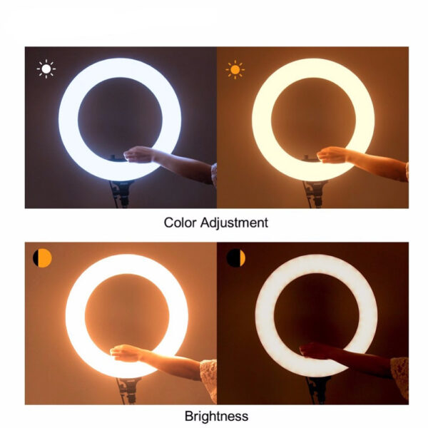 LED Ring Light with Stand Kit included Cosmetic Mirror - Image 5