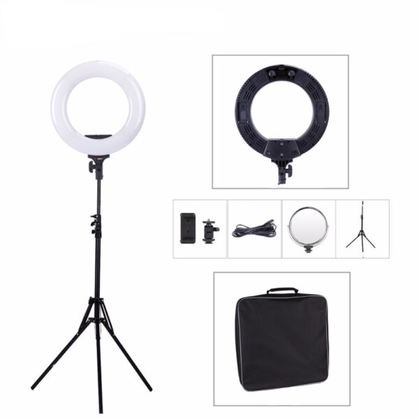 LED Ring Light with Stand Kit included Cosmetic Mirror - Image 4