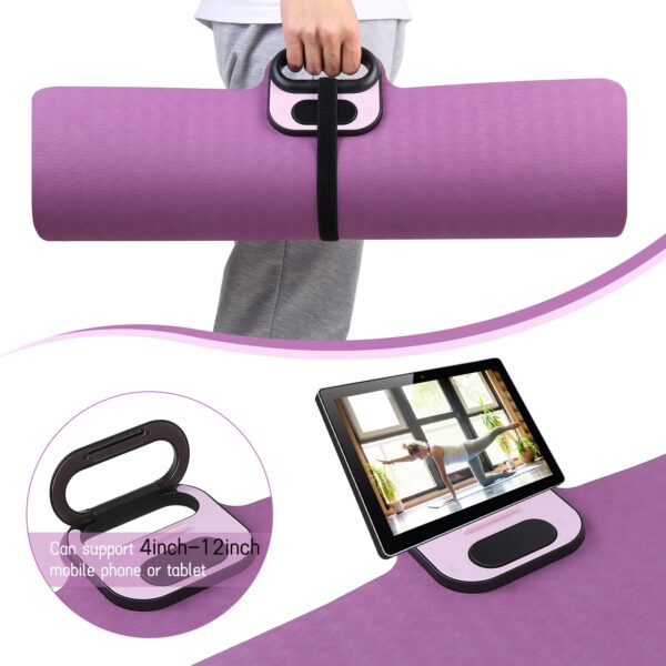 Yoga Tamping Mat with Smartphone Stand - Image 6