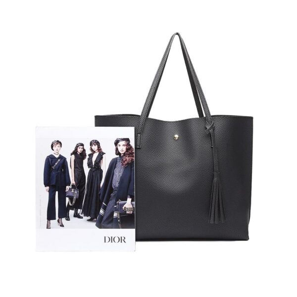 Soft Leather Tote Bag - Image 5