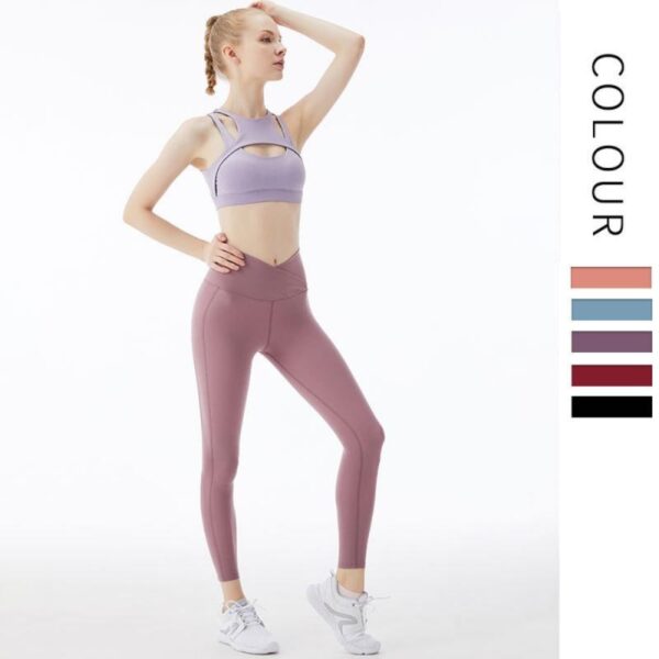 Colorful Cotton Yoga Bra for Women - Image 3