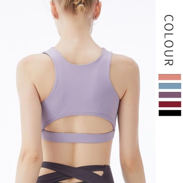 Colorful Cotton Yoga Bra for Women - Image 4