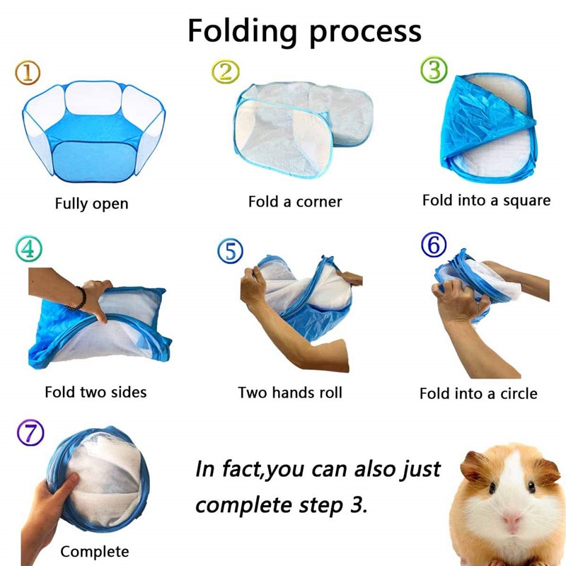 Foldable Design Small Pet Cage