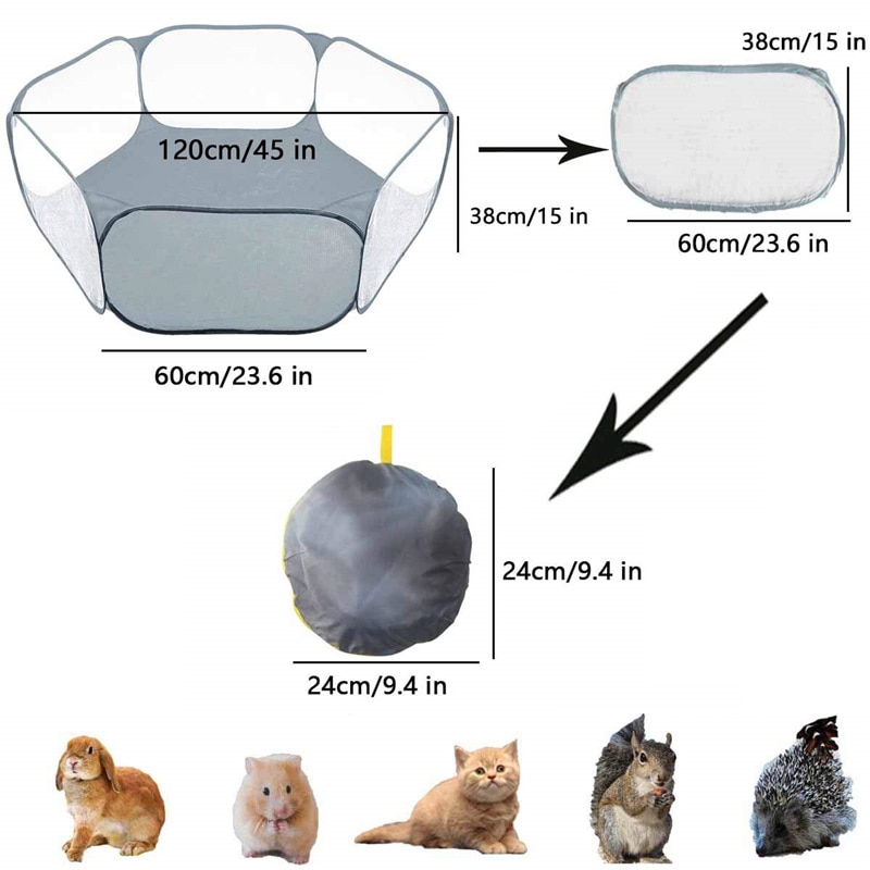 Foldable Design Small Pet Cage