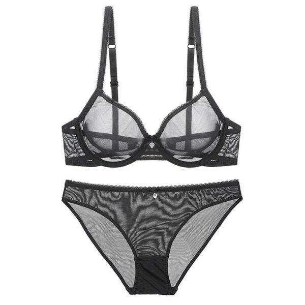 Ultra Thin Mesh Lingerie Set for Women - Image 5