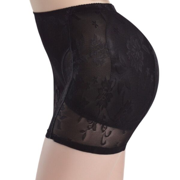 Padded Women's Panties in Black and Beige - Image 6