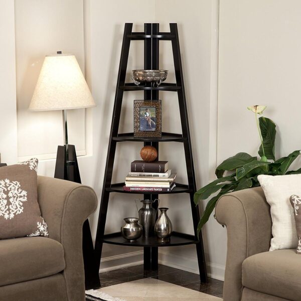 5 Tier Corner Ladder Shelf - Image 7