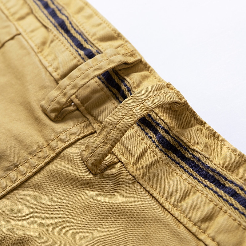 Men's Floral Print Detail Cargo Shorts