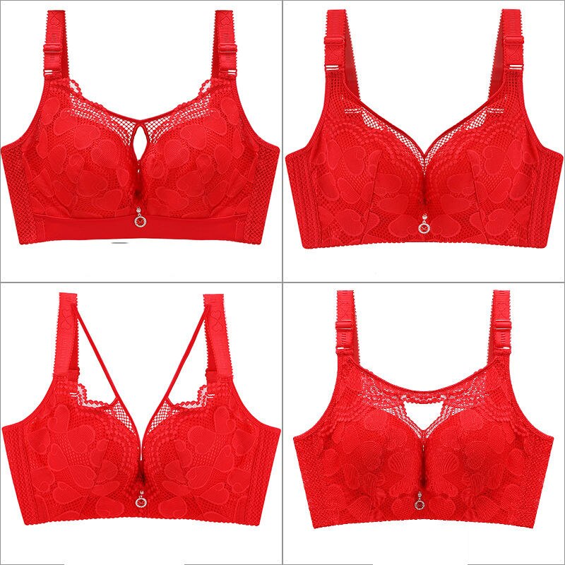 Padded Women's Lingerie Bra with V-Neck