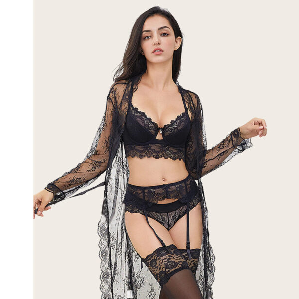 Sexy Transparent Lingerie Set for Women - Image 3