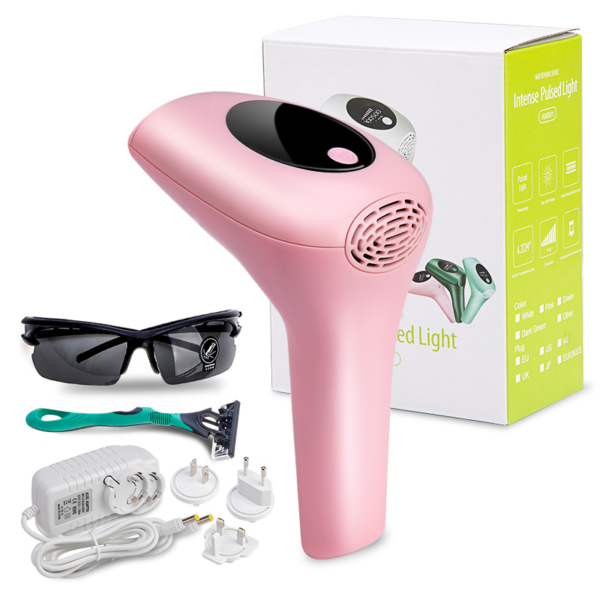 Colorful IPL Laser Hair Epilator with Goggles and Shaver - Image 4