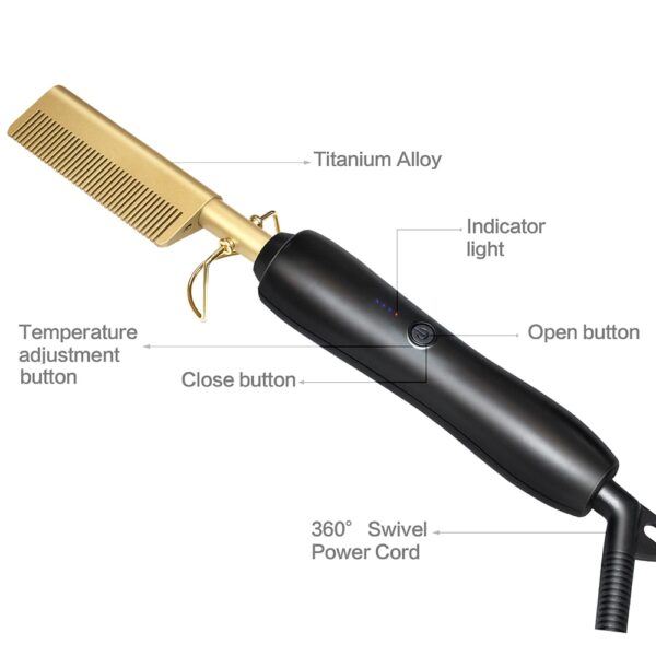 Hair Straightener Heat Comb - Image 3