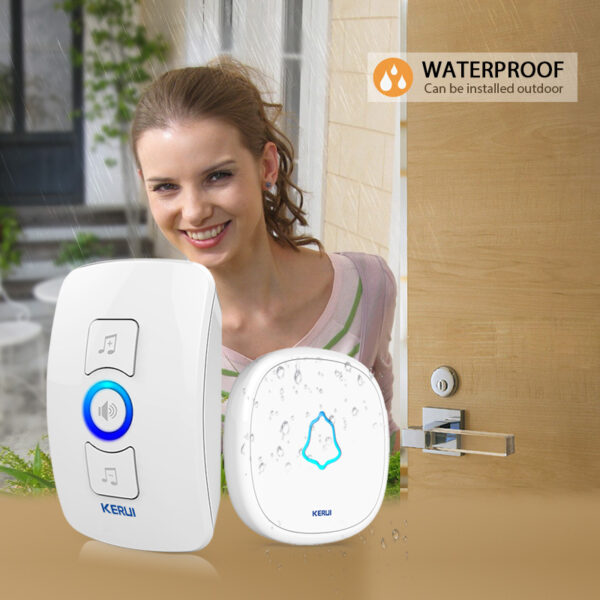 Songs Optional Waterproof Wireless Smart Doorbell - Image 4