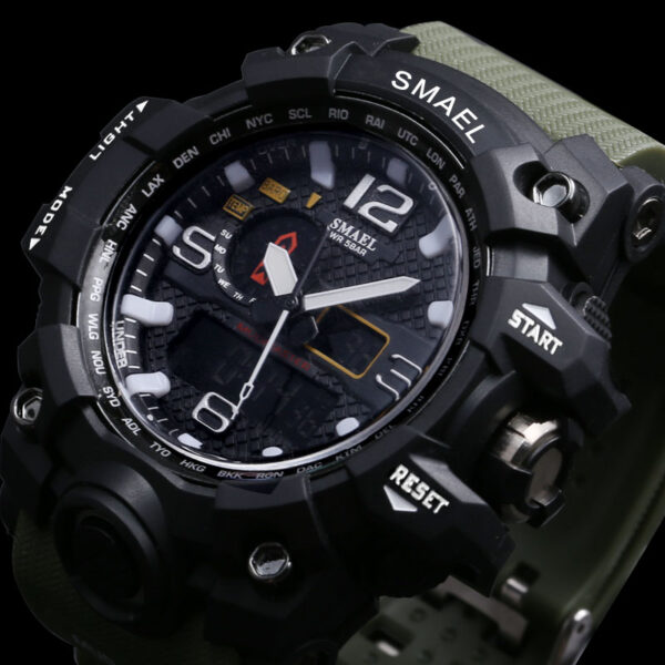 Rugged Sports Watches for Men with Digital and Analogue Display - Image 4