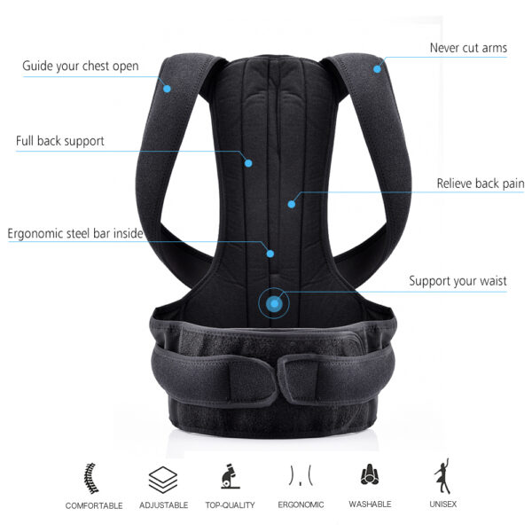 Breathable Adjustable Posture Corrector - Image 3