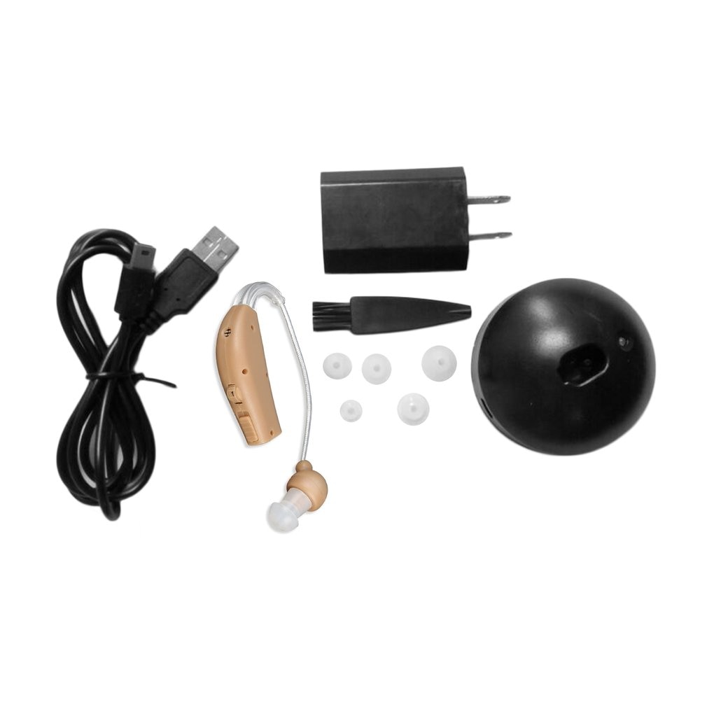 Portable Rechargeable Hearing Aid Set