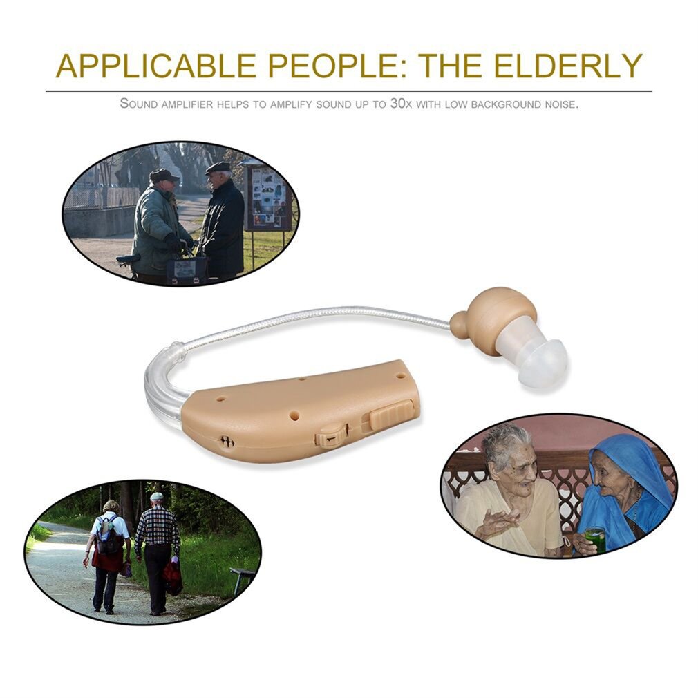 Portable Rechargeable Hearing Aid Set