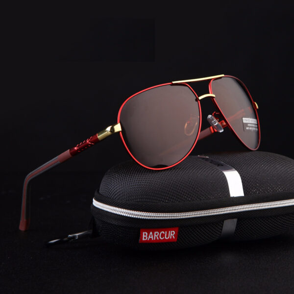 Stylish Sunglasses With Aluminum Frame - Image 3