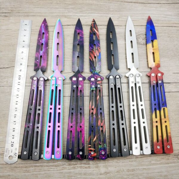 Rainbow Butterfly Knife - Image 4