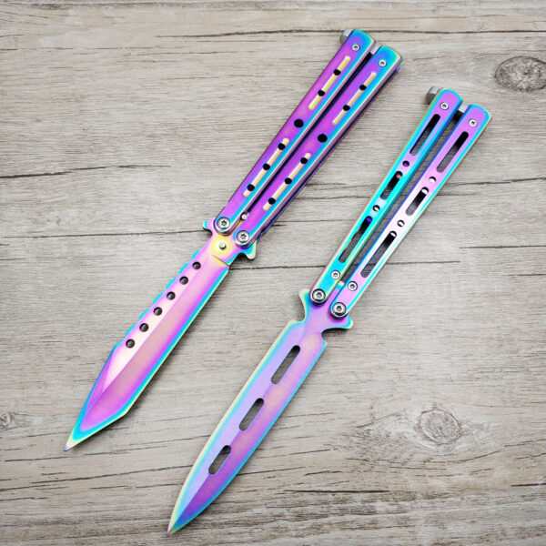 Rainbow Butterfly Knife - Image 6