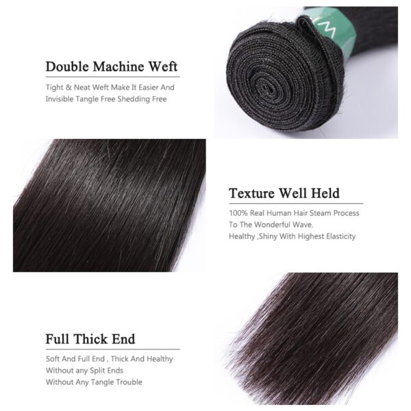 Straight Brazilian Hair Weaves - Image 6