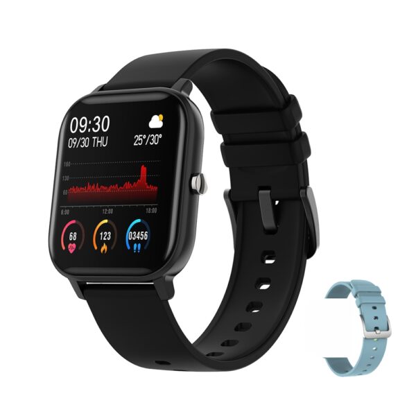 Waterproof Smartwatch with Heart Rate Blood Pressure Monitor