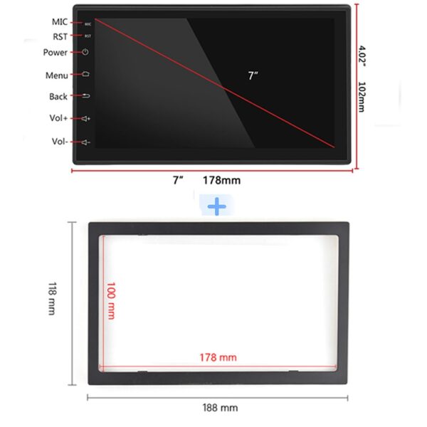 Universal 2 DIN Car Multimedia Player - Image 3