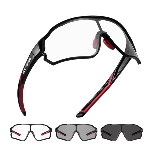 Men's UV400 Photochromic Bike Glasses