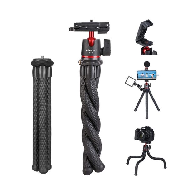 2 in 1 Super Flexible Octopus Tripod