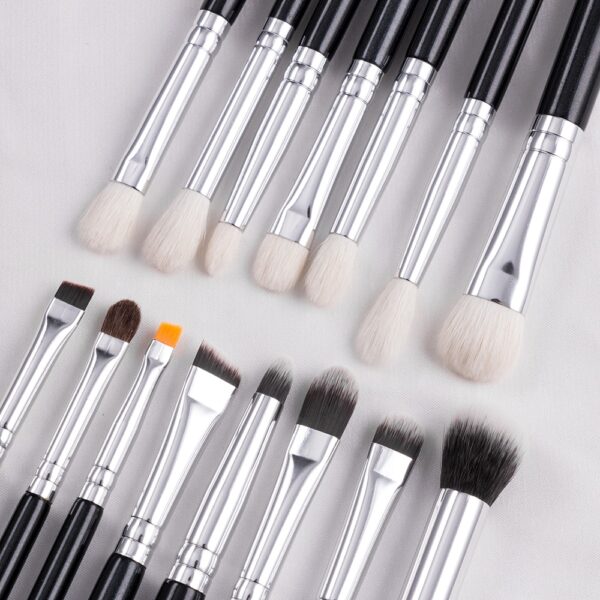 Goat Hair Eye Makeup Brushes 15 Pcs Set - Image 4