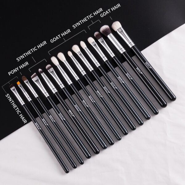 Goat Hair Eye Makeup Brushes 15 Pcs Set - Image 6