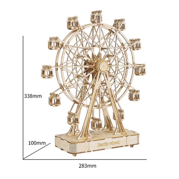 DIY 3D Ferris Wheel Wooden Puzzle - Image 7