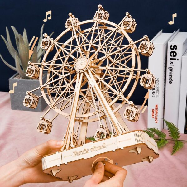 DIY 3D Ferris Wheel Wooden Puzzle - Image 4