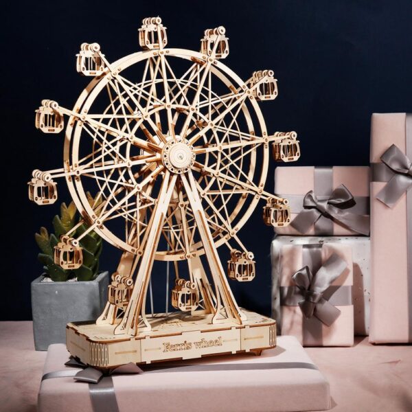 DIY 3D Ferris Wheel Wooden Puzzle - Image 5