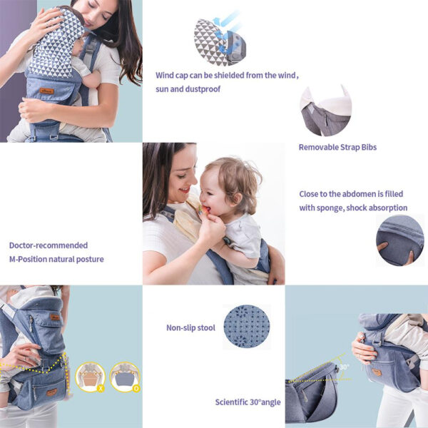 Small Plain Baby Sling - Image 6