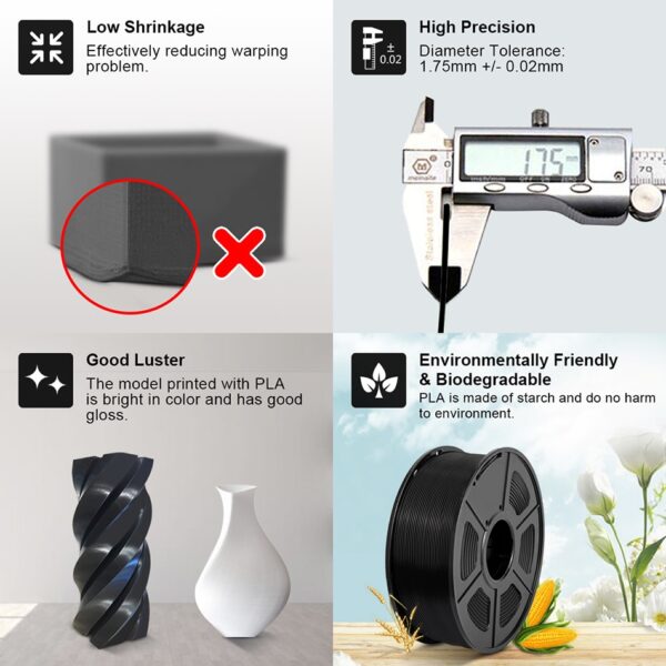 PLA Plus 3D Printer Filament - Image 3