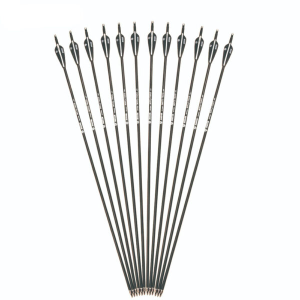 Hunting Black And White Color Carbon Arrows