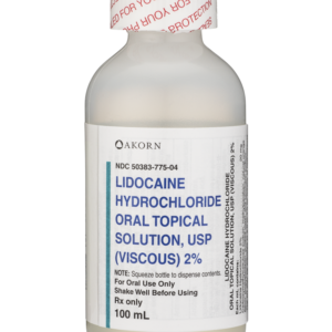 Lidocaine Viscous Solution Two Percent (2%) 100 ml --- Akorn Pharma