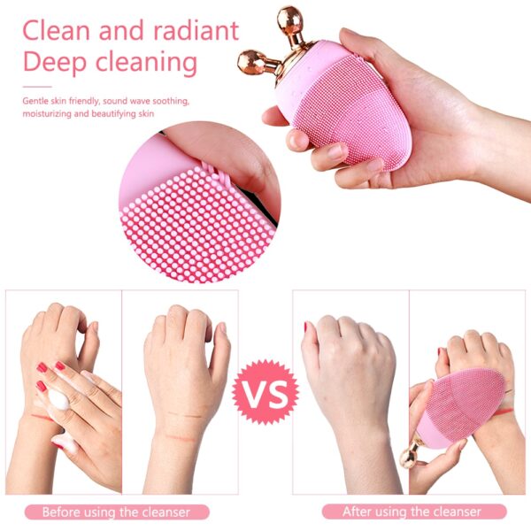 Electric Mini Facial Cleansing Brush - Image 5