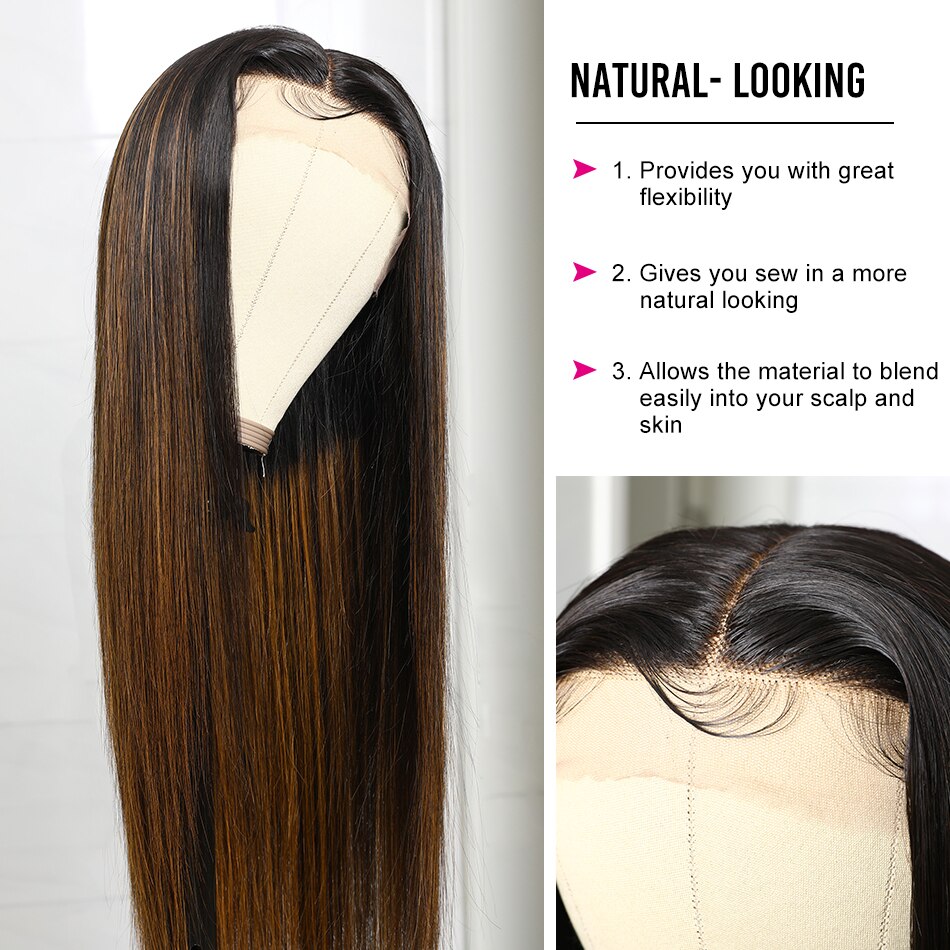 Straight T-Part Lace Wig