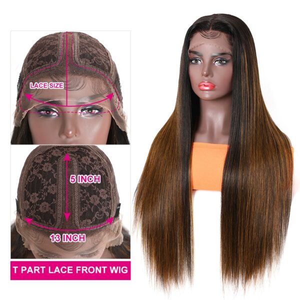 Straight T-Part Lace Wig - Image 5