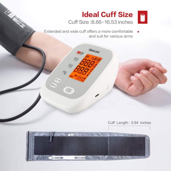 One Key Operation Blood Pressure Monitor - Image 4