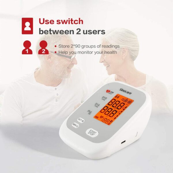 One Key Operation Blood Pressure Monitor - Image 7