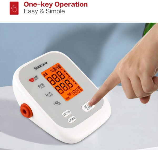 One Key Operation Blood Pressure Monitor - Image 3