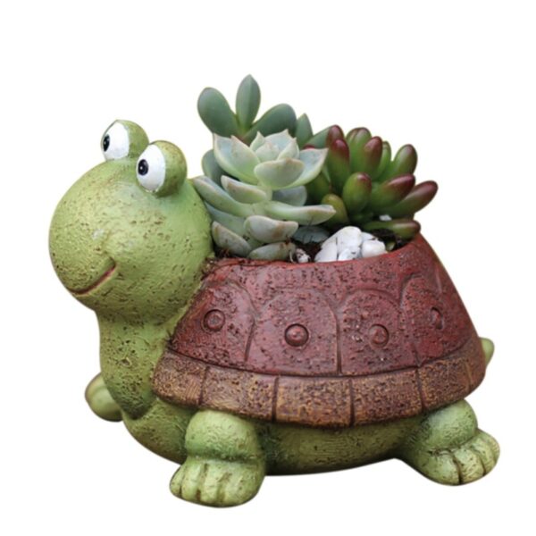 Turtle Shaped Flower Pot