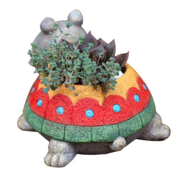 Turtle Shaped Flower Pot - Image 6