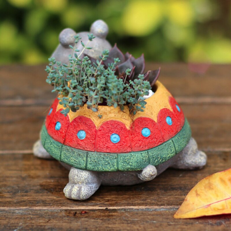 Turtle Shaped Flower Pot