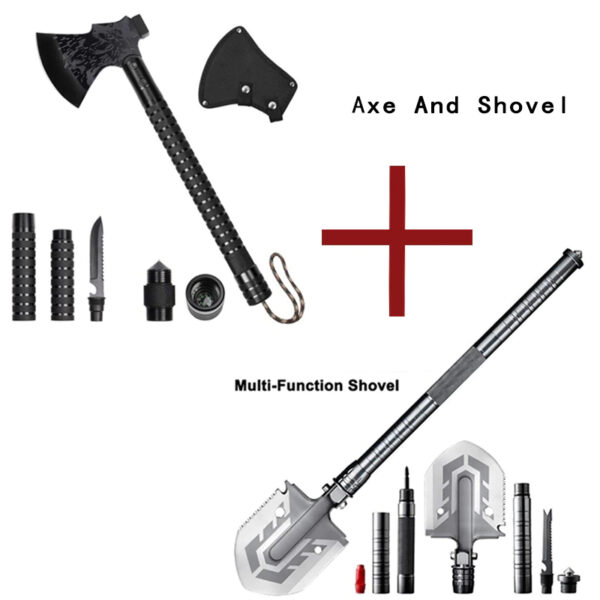 Tactical Axe and Shovel Kit