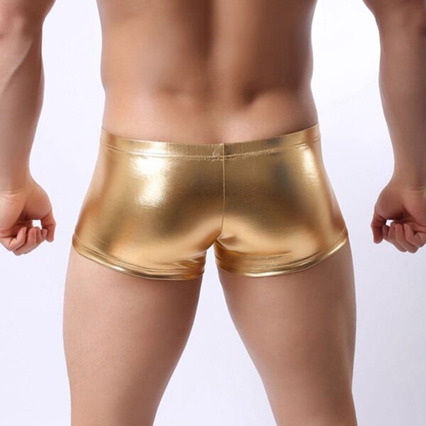 Sexy Leather Men's Boxer Shorts - Image 6