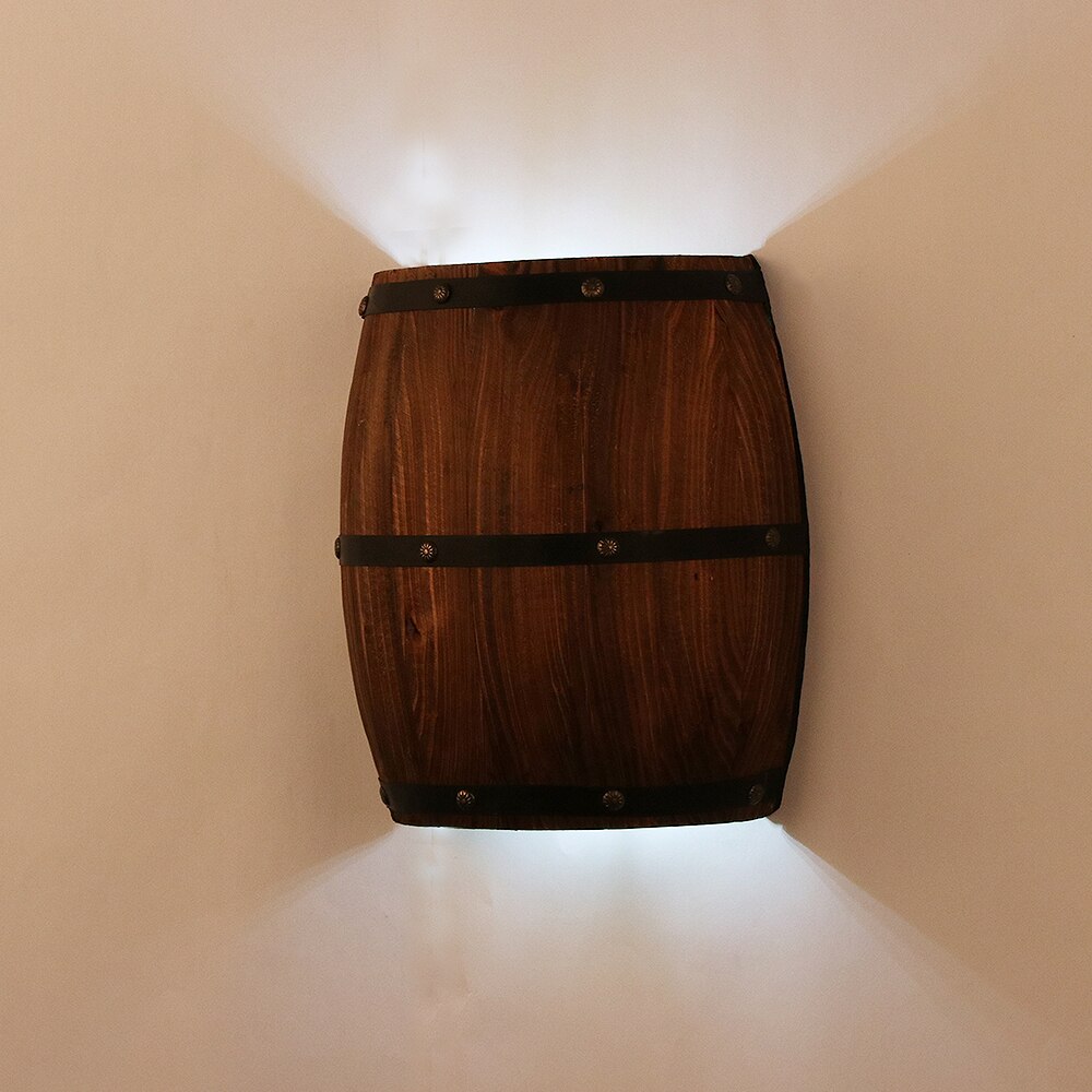 Wine Barrel Shaped Wall Light